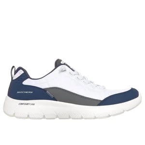 Obrázek produktu Skechers Ženy Summits Contour Foam - Cozy Fit Shoes v Bílá/Tmave Modrá, Velikost 35, Pratelné v pračce