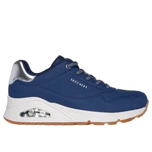 Obrázek produktu Skechers Ženy UNO - Shimmer Away Shoes v Tmave Modrá/Stríbrná, Velikost 35