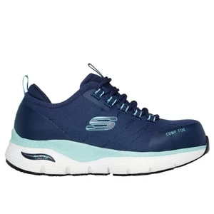 Obrázek produktu Skechers Ženy Work Slip-Resistant: Arch Fit - Ebinal Shoes v Tmave Modrá/Aqua