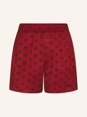 Obrázek produktu Skims Boxerky Sleep Sateen Ze Saténu red heart halfdrop
