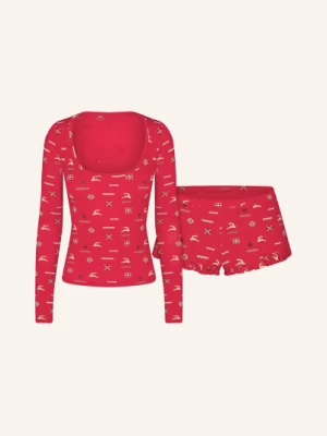 Obrázek produktu Skims Krátké Pyžamo Skims Sleep cranberry vintage de