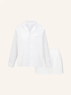 Obrázek produktu Skims Pyžamo Shorty Cotton Poplin Sleep snow contrast