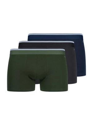 Obrázek produktu Skiny Boxerky  tmavě modrá / zelená / černá