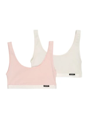 Obrázek produktu Skiny Podprsenka  pudrová / bílá