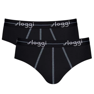 Obrázek produktu SLOGGI Slipy 'Blue Start'  kouřově modrá / černá / bílá