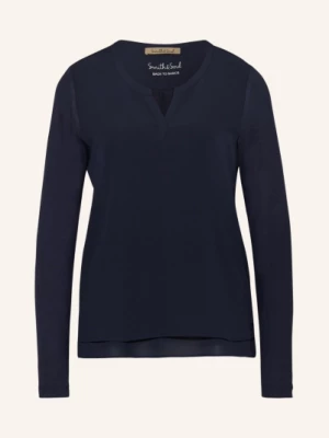 Obrázek produktu Smith & Soul Halenka Ze Směsi Materiálů tmavě modrá