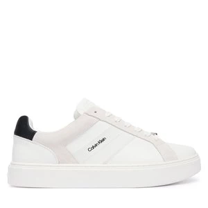 Obrázek produktu Sneakersy Calvin Klein Classic Cupsole Laceup Tape Lth YM0YM01430 Bílá