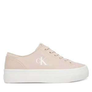 Obrázek produktu Sneakersy Calvin Klein Jeans Vulc Flatform Low Canvas Mg YW0YW01763 Růžová