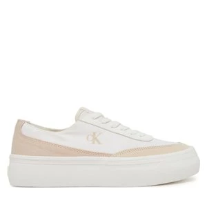 Obrázek produktu Sneakersy Calvin Klein Jeans Vulc Flatform Low Cv Mix Mg YW0YW01770 Bílá