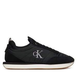 Obrázek produktu Sneakersy Calvin Klein Retro Runner Sock Laceup Mix Mat YW0YW02060 Černá