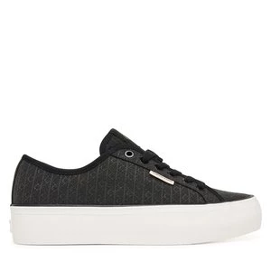 Obrázek produktu Sneakersy Calvin Klein Vulc Flatf Laceup Jaq Aop HW0HW03265 Černá
