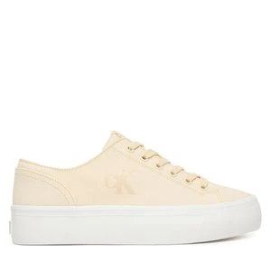 Obrázek produktu Sneakersy Calvin Klein Vulc Flatform Low Canvas Mg YW0YW01763 Écru