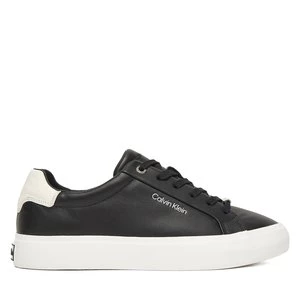 Obrázek produktu Sneakersy Calvin Klein Vulc Lace Up Lth/Moire Bt HW0HW02747 Černá