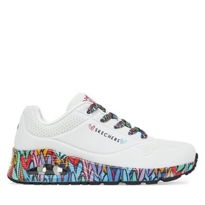 Obrázek produktu Sneakersy Skechers Skechers Uno - Ravaged Love 177918/WMLT Bílá