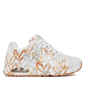 Obrázek produktu Sneakersy Skechers Uno Metallic Love 155523/WTGD Bílá