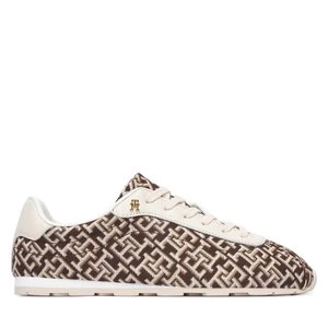 Obrázek produktu Sneakersy Tommy Hilfiger Bella Monogram Sneaker FW0FW09523 Hnědá