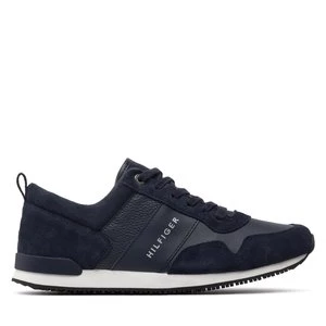 Obrázek produktu Sneakersy Tommy Hilfiger Iconic Leather Suede Mix Runner FM0FM00924 Tmavomodrá