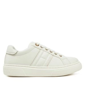 Obrázek produktu Sneakersy Tommy Hilfiger Low Cut Lace-Up Sneaker T3A9-33745-1439 S Bílá