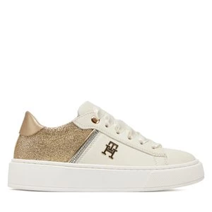 Obrázek produktu Sneakersy Tommy Hilfiger Low Cut Lace-Up Sneaker T4A9-33935-1281 M Bílá
