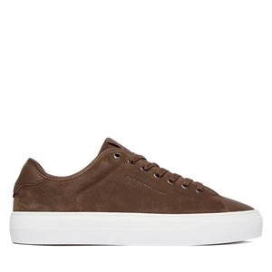 Obrázek produktu Sneakersy Tommy Hilfiger Premium Dress Leather Mix FM0FM05842 Hnědá