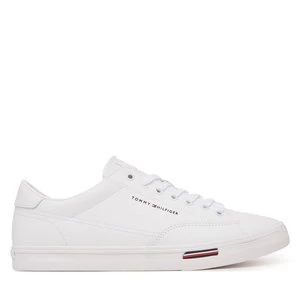 Obrázek produktu Sneakersy Tommy Hilfiger Signature Midsole Lace-Up Trainers With Leather FM0FM05814 Bílá