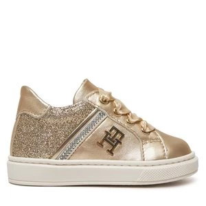 Obrázek produktu Sneakersy Tommy Hilfiger Sneaker Bassa Allacciata T1A9-33932-0829 M Zlatá