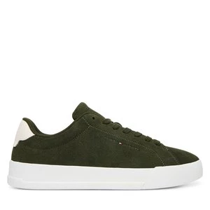 Obrázek produktu Sneakersy Tommy Hilfiger Th Court Core Suede FM0FM05716 Zelená