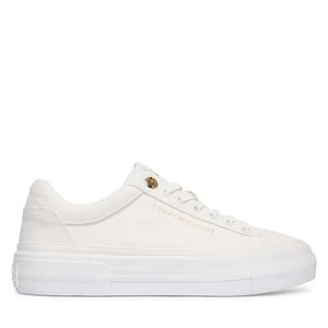 Obrázek produktu Sneakersy Tommy Hilfiger Th Foxing Platform Canvas FW0FW09480 Bílá