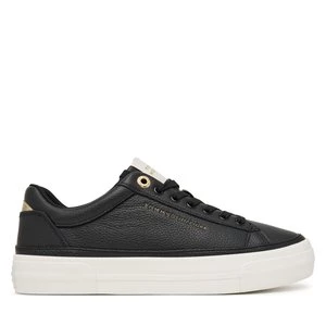 Obrázek produktu Sneakersy Tommy Hilfiger Th Foxing Platform Leather FW0FW09018 Černá
