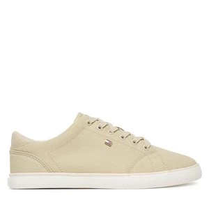 Obrázek produktu Sneakersy Tommy Hilfiger Th Low Profile Vulc Canvas FW0FW09102 Béžová