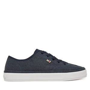 Obrázek produktu Sneakersy Tommy Hilfiger Washed Canvas Vulc Sneaker FW0FW08894 Tmavomodrá