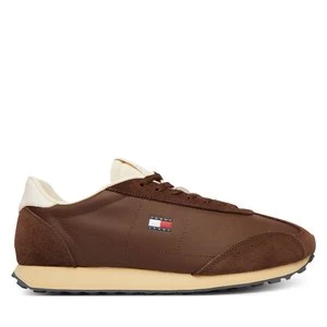 Obrázek produktu Sneakersy Tommy Jeans Tjm Retro Runner Archive Mix Mat EM0EM01763 Hnědá