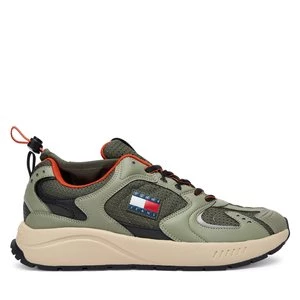 Obrázek produktu Sneakersy Tommy Jeans Tjm Runner Mix Material EM0EM01620 Khaki