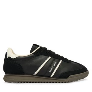 Obrázek produktu Sneakersy Tommy Jeans Tjw Low Profile Runner Lthr Mix EN0EN03001 Černá