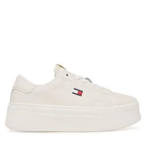Obrázek produktu Sneakersy Tommy Jeans Tjw Script Cupsole Flatform EN0EN02961 Bílá