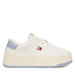 Obrázek produktu Sneakersy Tommy Jeans Tjw Script Cupsole Flatform EN0EN02961 Krémová