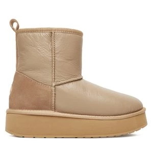Obrázek produktu Sněhule EMU Australia Stinger Mini Flatform Leather W13189 Béžová