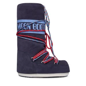 Obrázek produktu Sněhule Moon Boot Mb Icon Suede Laces 80D1403050 Tmavomodrá