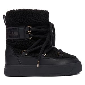 Obrázek produktu Sněhule Tommy Hilfiger Faux Shearling Snowboot FW0FW08788 Černá