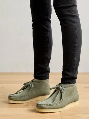 Obrázek produktu Šněrovací kotníkové boty Clarks khaki