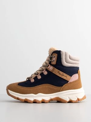 Obrázek produktu Šněrovací kotníkové boty Pepe Jeans hnědá