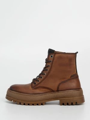 Obrázek produktu Šněrovací kotníkové boty Pepe Jeans hnědá