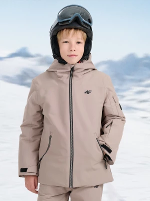 Obrázek produktu Snowboardová bunda membrána 8000 chlapecká - hnědá 4F