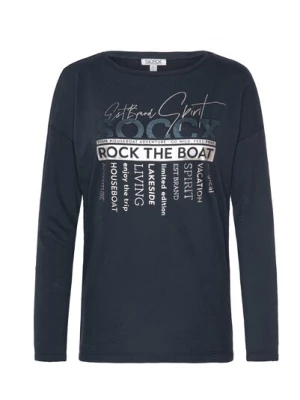 Obrázek produktu Soccx Tričko 'Rock the Boat'  modrá / stříbrná