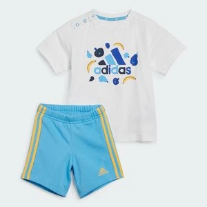 Obrázek produktu Souprava Essentials Allover Print Tee Kids Adidas