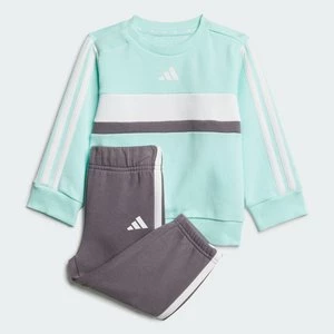 Obrázek produktu Souprava Seasonal Essentials Tiberio 3-Stripes Fleece Crew Kids Adidas