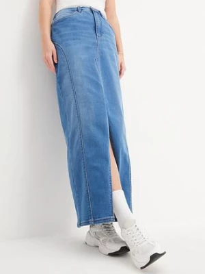 Obrázek produktu Spódnica dżinsowa Low Waist, z wygodnym paskiem w talii bonprix