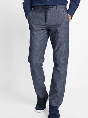 Obrázek produktu Spodnie chino chambray, Regular Fit Straight bonprix