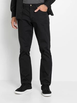 Obrázek produktu Spodnie regular fit z bawełnianego diagonalu, straight bonprix