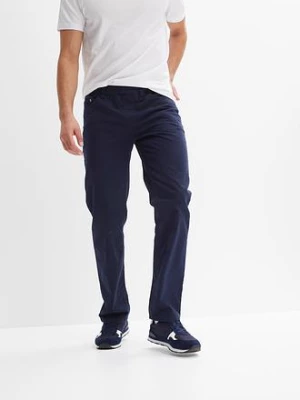 Obrázek produktu Spodnie z gumką w talii, Regular Fit Straight, z czystej bawełny bonprix